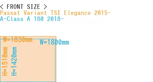 #Passat Variant TSI Elegance 2015- + A-Class A 180 2018-